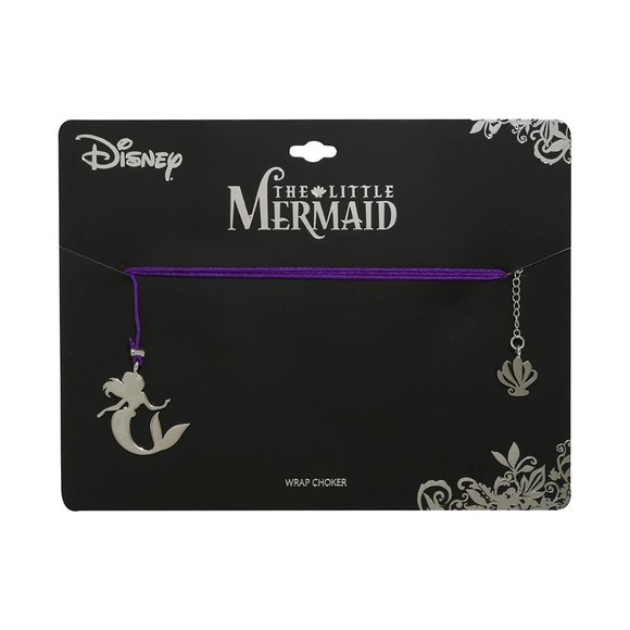 Disney Jewelry - Disney Little Mermaid Ariel Satin Cord Wrap Choker